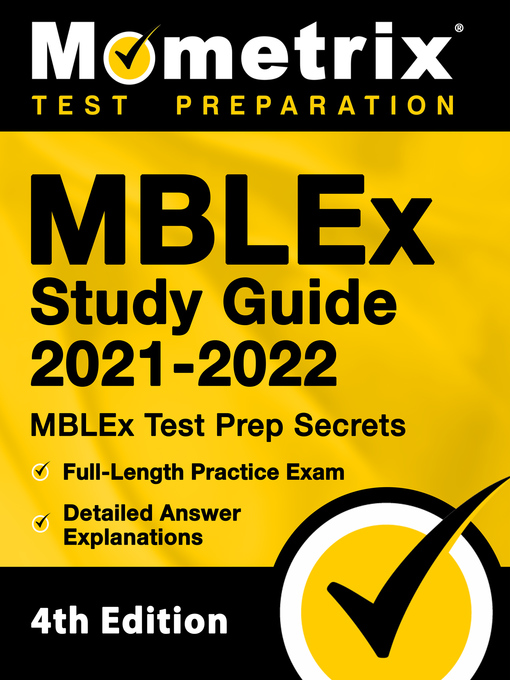 Title details for MBLEx Study Guide 2021-2022 by Matthew Bowling - Available